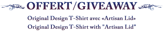 GIVEAWAY：Original Design T-Shirt with Artisan Lid
